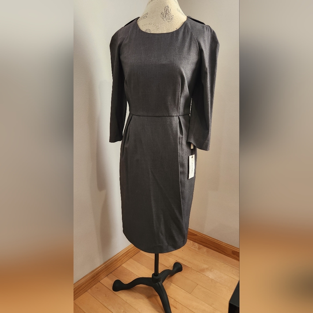 Calvin Klein Charcoal Gray Dress Size 6